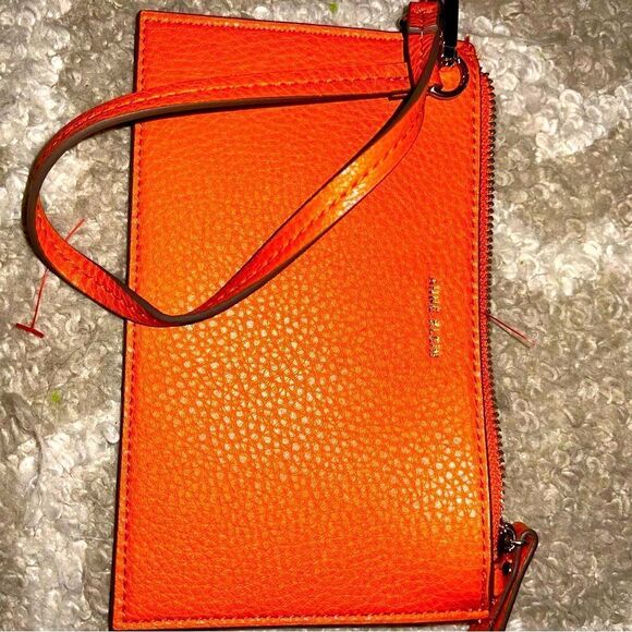 Anne Klein Orange Leather Wallet - Picture 1 of 4